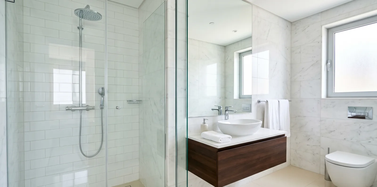 Bathroom deep clean after CareNClean