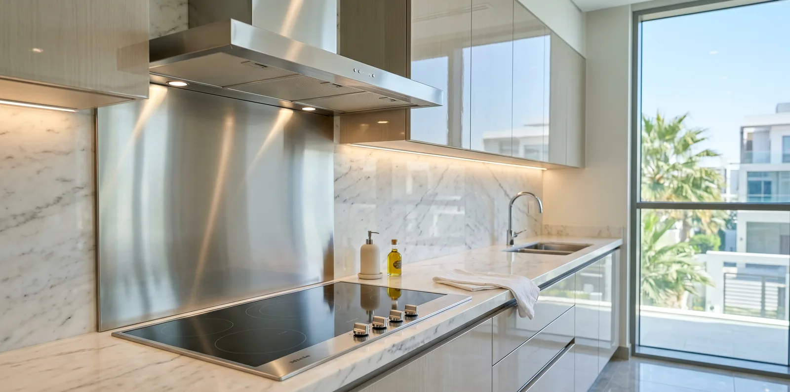 Kitchen deep clean after CareNClean