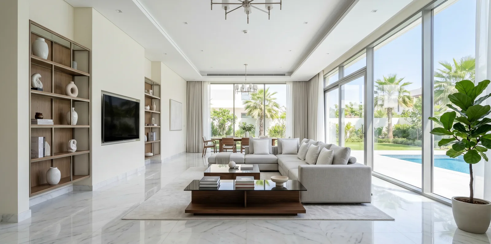 Villa deep clean after CareNClean